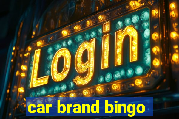 car brand bingo