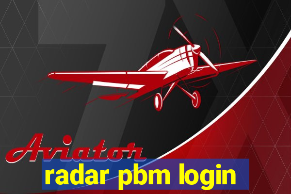 radar pbm login