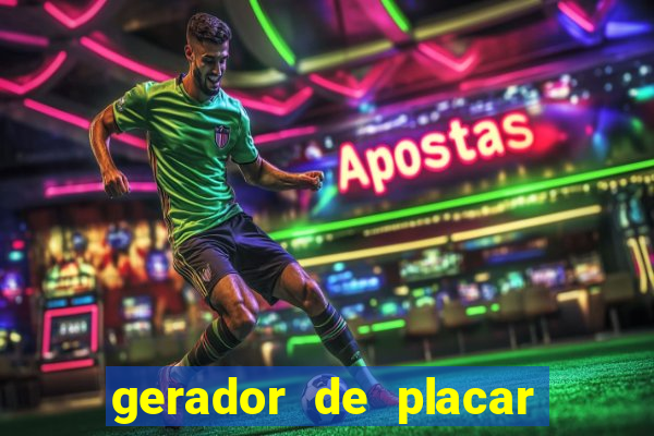 gerador de placar de futebol