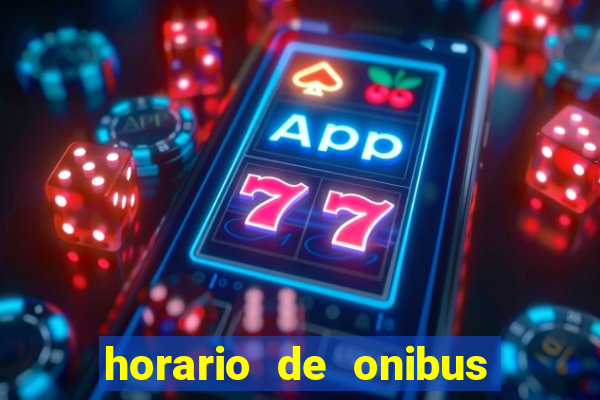 horario de onibus santos dumont x juiz de fora