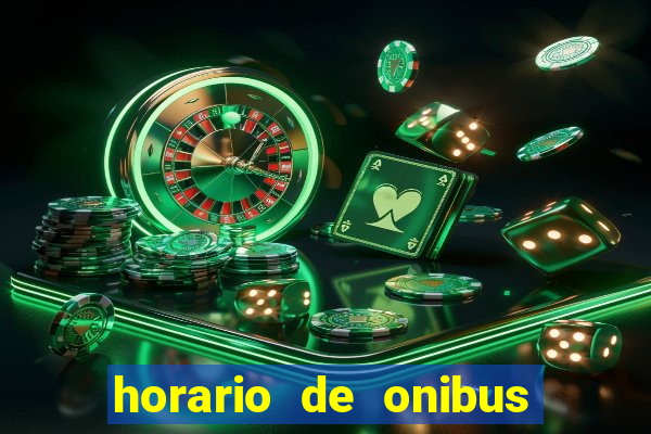 horario de onibus santos dumont x juiz de fora