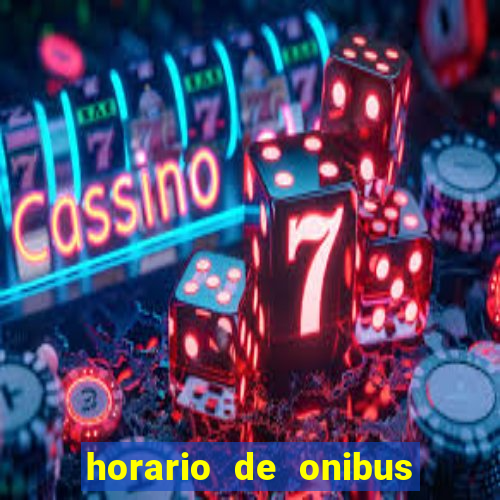 horario de onibus santos dumont x juiz de fora