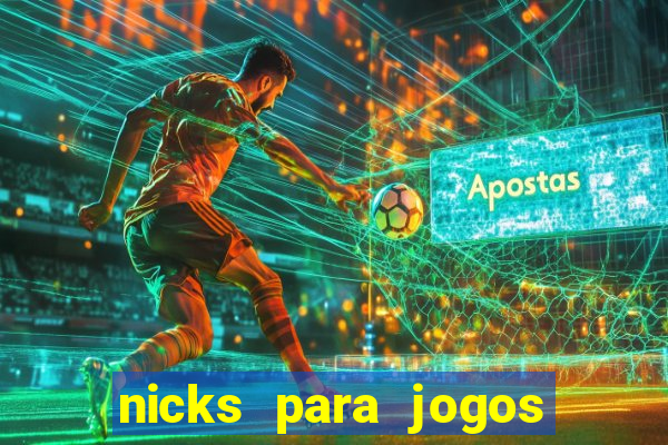 nicks para jogos de tiro