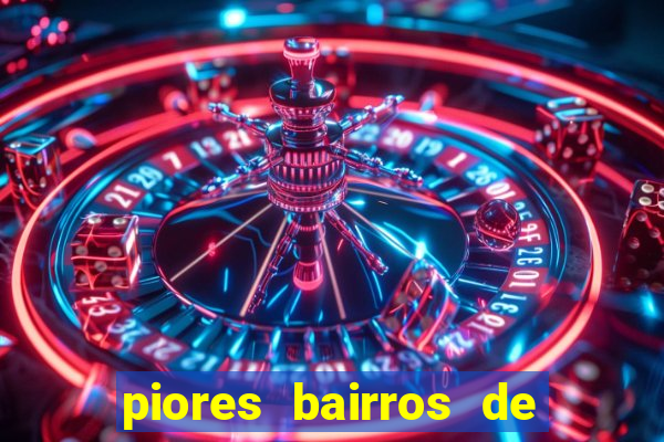 piores bairros de santos sp