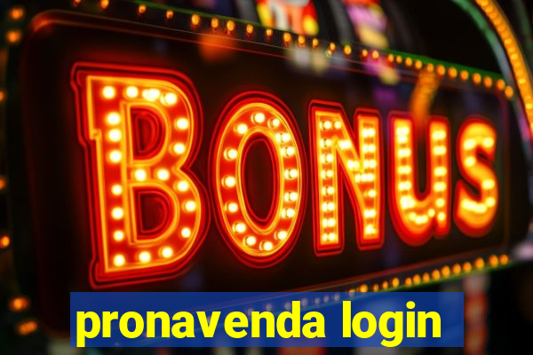 pronavenda login