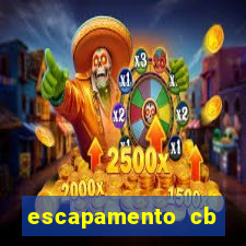 escapamento cb twister 250