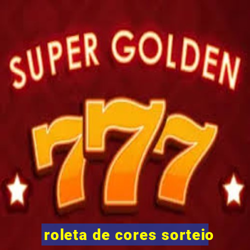 roleta de cores sorteio