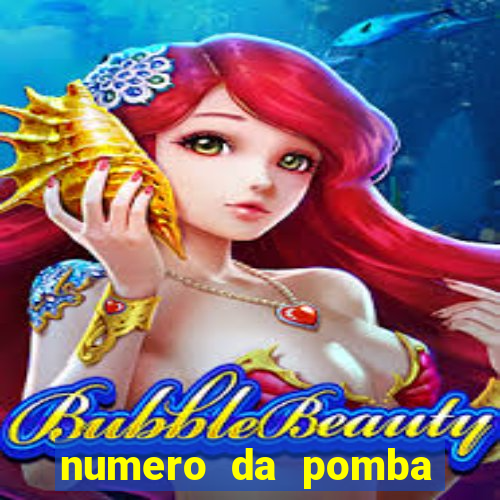 numero da pomba jogo do bicho