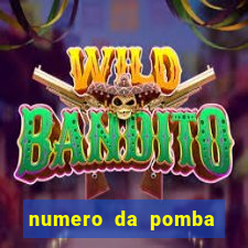 numero da pomba jogo do bicho