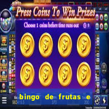 bingo de frutas e legumes para imprimir