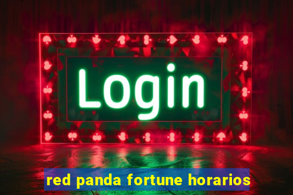 red panda fortune horarios