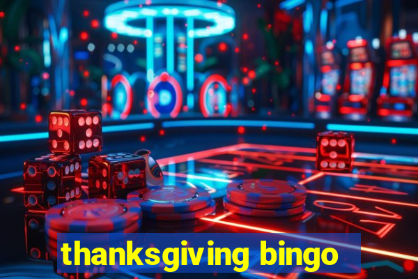 thanksgiving bingo