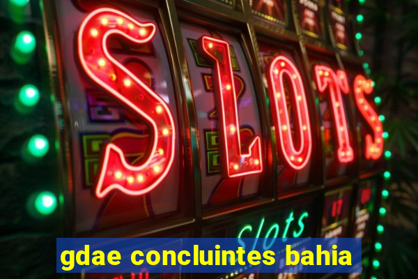 gdae concluintes bahia