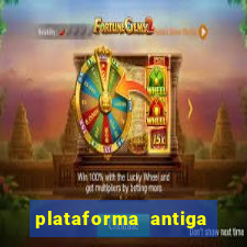 plataforma antiga de jogos