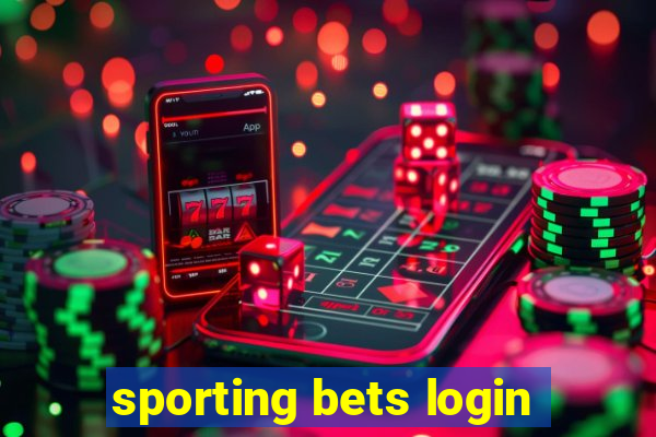 sporting bets login