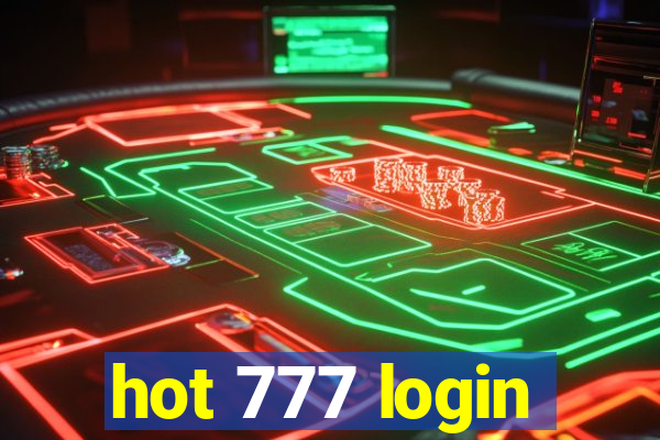 hot 777 login