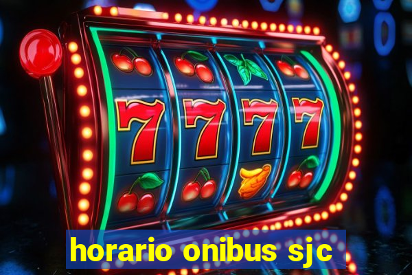 horario onibus sjc