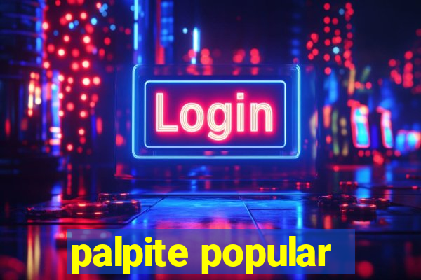 palpite popular