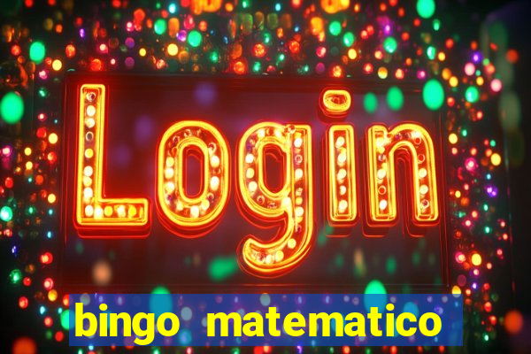 bingo matematico para ensino medio