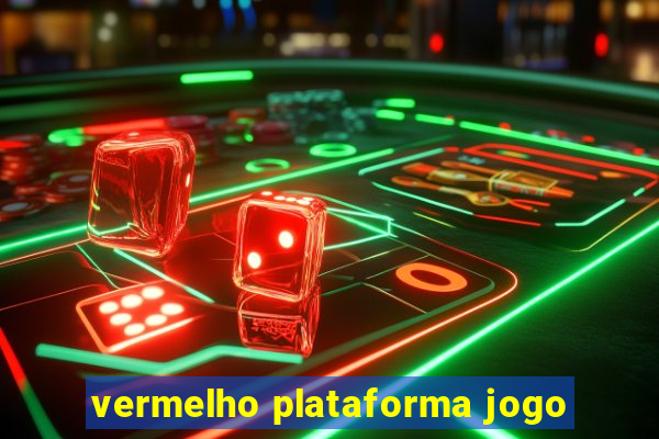 vermelho plataforma jogo