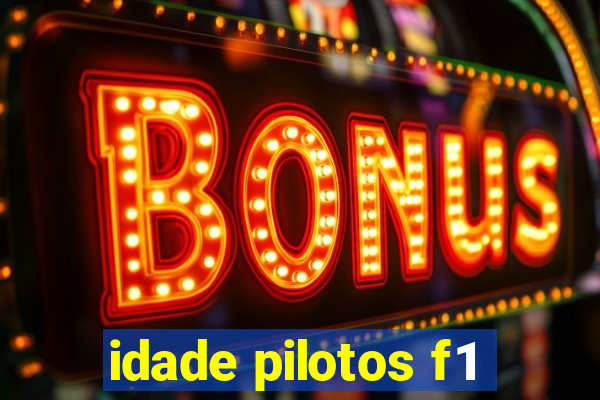 idade pilotos f1