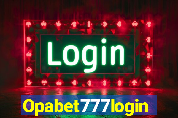 Opabet777login