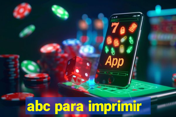 abc para imprimir