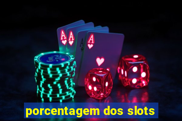 porcentagem dos slots