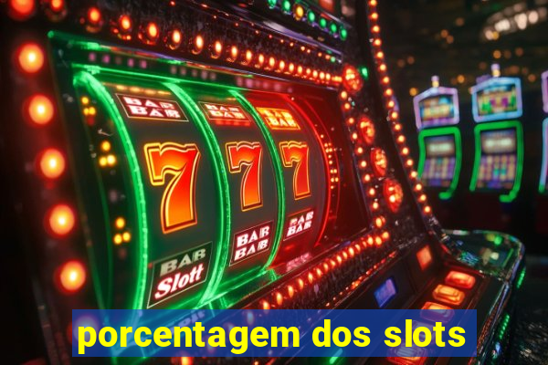 porcentagem dos slots