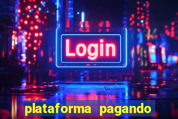 plataforma pagando no cadastro slots