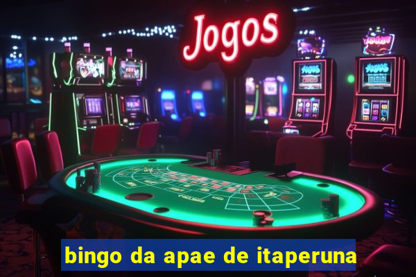 bingo da apae de itaperuna