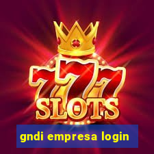 gndi empresa login