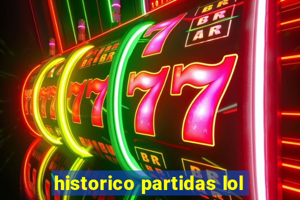 historico partidas lol