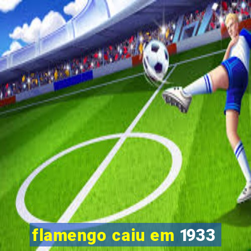 flamengo caiu em 1933