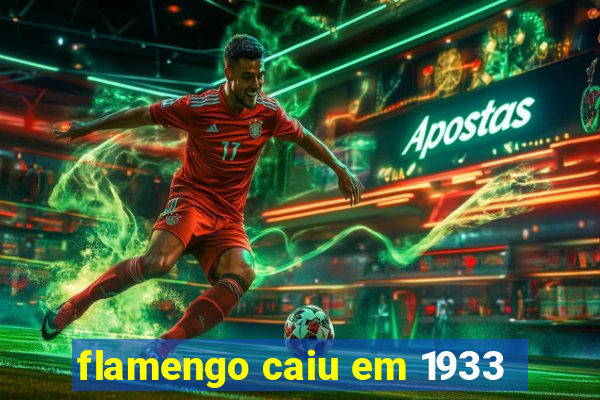 flamengo caiu em 1933