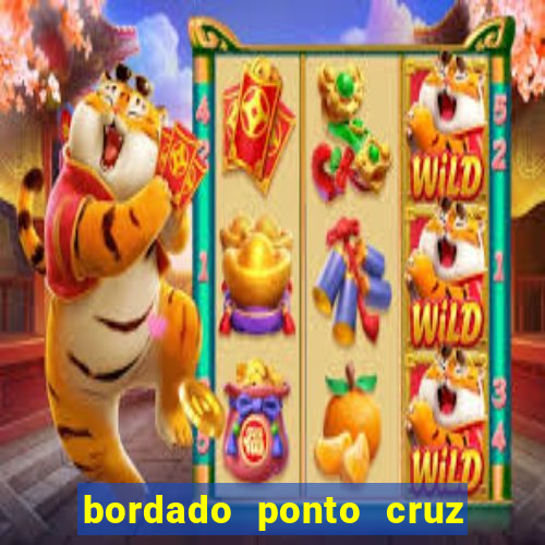 bordado ponto cruz do corinthians