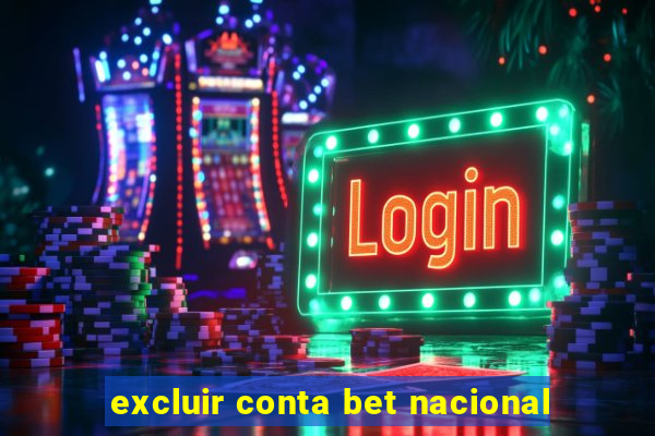 excluir conta bet nacional