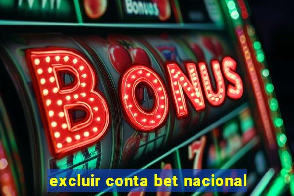 excluir conta bet nacional