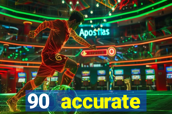 90 accurate football predictions