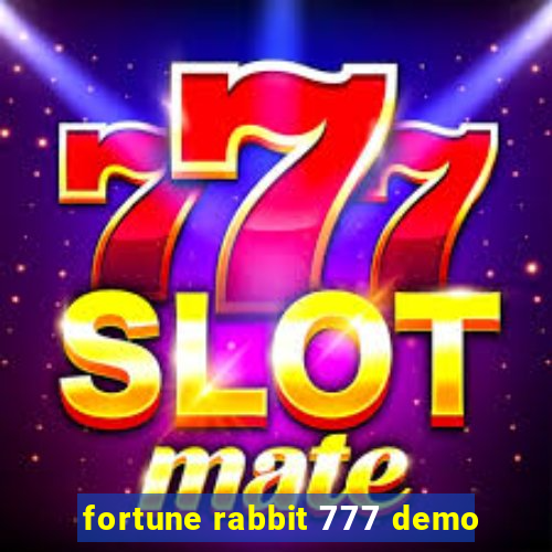 fortune rabbit 777 demo