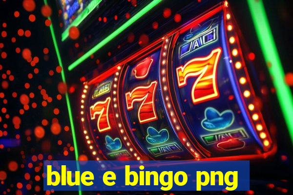 blue e bingo png