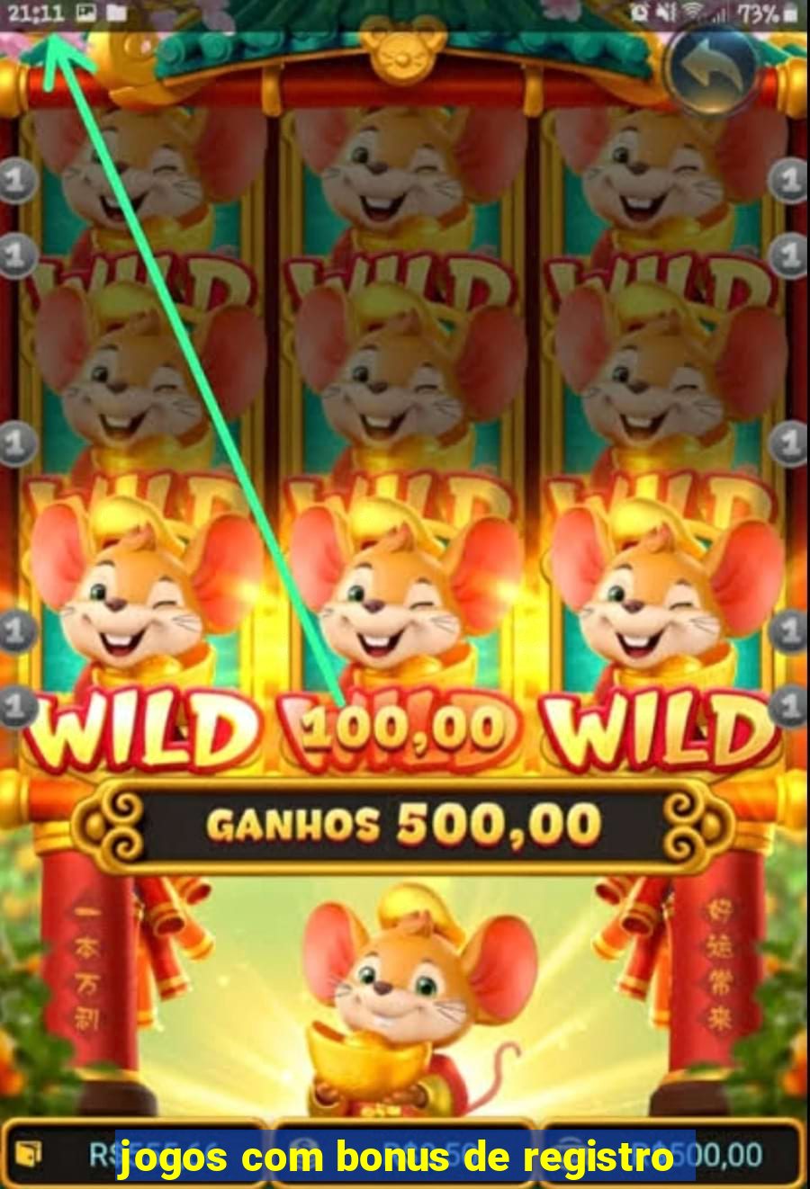 jogos com bonus de registro