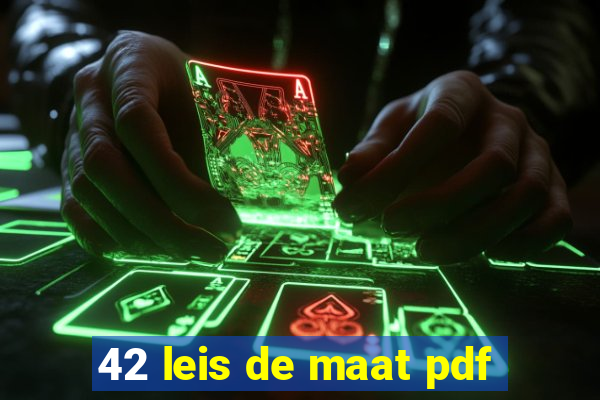 42 leis de maat pdf