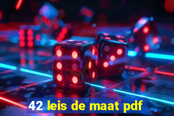 42 leis de maat pdf