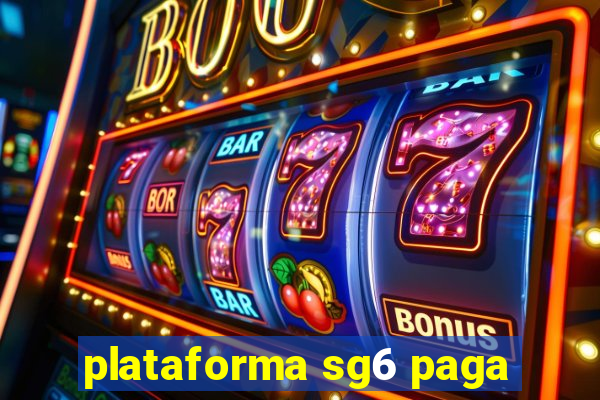 plataforma sg6 paga