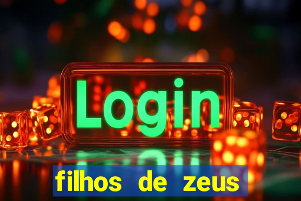 filhos de zeus mitologia grega