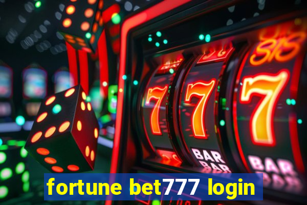 fortune bet777 login