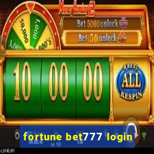 fortune bet777 login