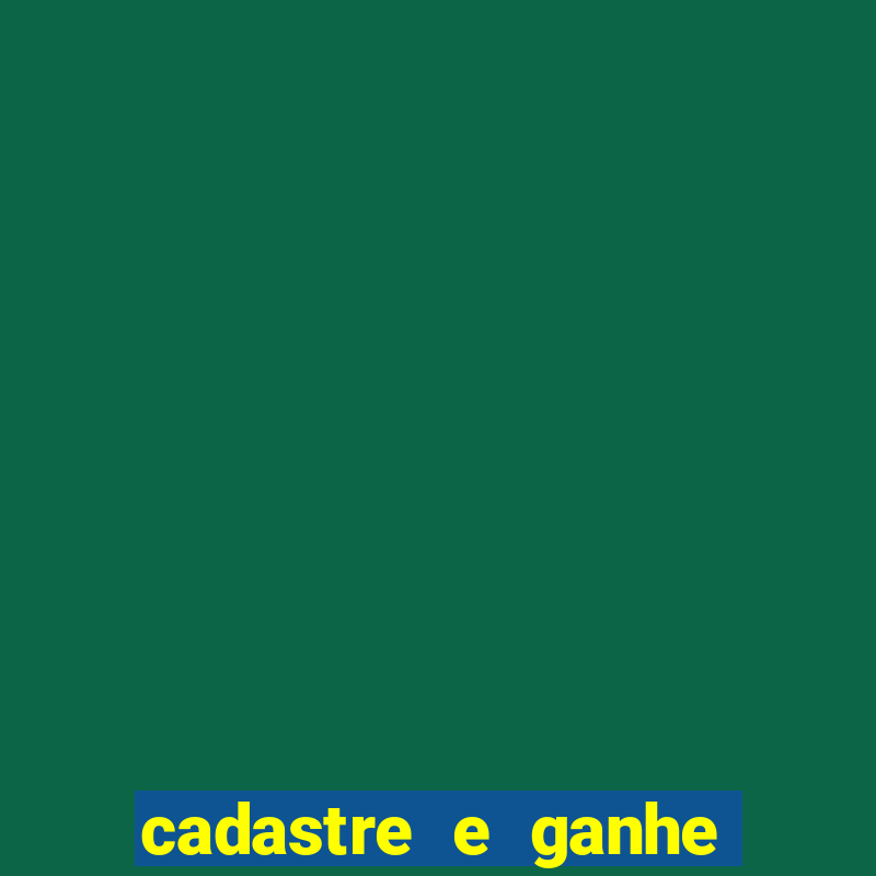 cadastre e ganhe 20 reais