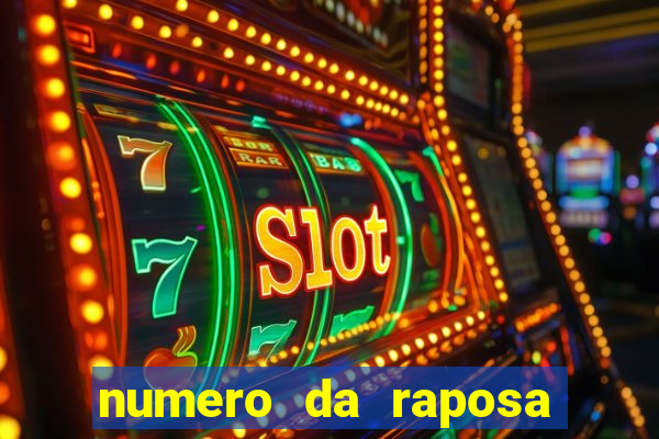 numero da raposa jogo do bicho